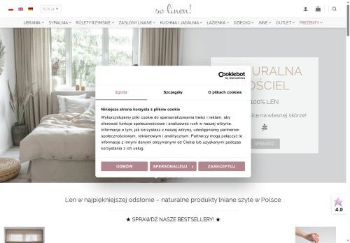 So linen! Monika Różańska Nina Wojciechowska s.c.